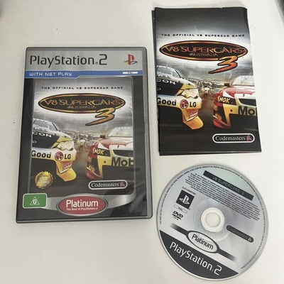 V8 Supercars Australia 3 Sony PlayStation 2 PAL Racing Game