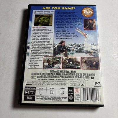 Jumanji (DVD, 1995) Robin Williams Region 4