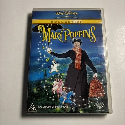 Mary Poppins (DVD, 1964) Dick Van Dyke, Julie Andrews Region 4