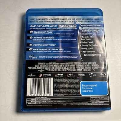 The Bourne Ultimatum (Blu-ray, 2007) Matt Damon Region B