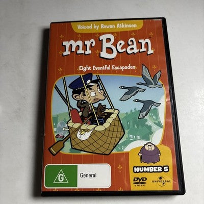 Mr Bean : The Animated Series Number 5 (DVD) Rowan Atkinson Region 4 &2