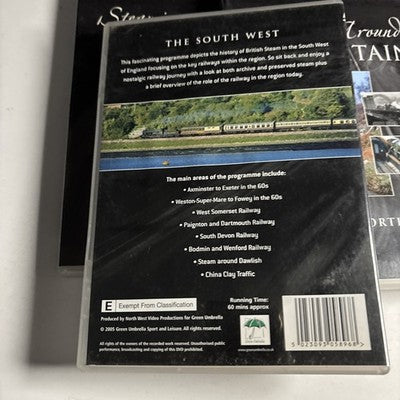 Steaming Around Britain - The South West, Wales, The North East DVD All Regions
