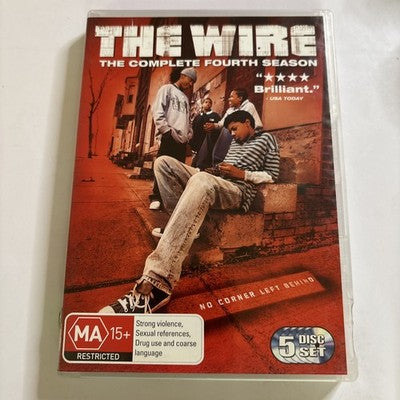 The Wire - The Complete Fourth Season 4 (DVD, 2007) Region 4