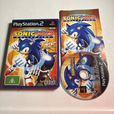 Sonic Gems Collection PS2 Sony Playstation 2 Game Complete With Manual Sega PAL