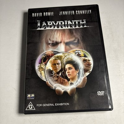 Labyrinth (DVD, 1986) David Bowie, Jennifer Connelly Region 4