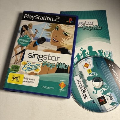 SingStar Pop Hits SONY PLAYSTATION 2 PS2 PAL Game