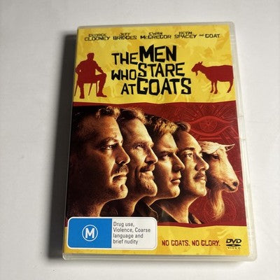 The Men Who Stare at Goats (DVD, 2009) George Clooney Region 4 NEW