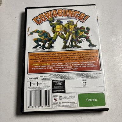 Teenage Mutant Ninja Turtles : Vol 1 (DVD, 1987) Region 4
