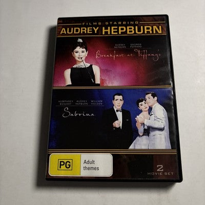 Breakfast at Tiffany's / Sabrina (DVD, 2-Disc) Audrey Hepburn Region 4 NEW