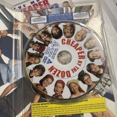 Cheaper by the Dozen 1 & 2 (DVD, 2-Disc) Steve Martin Region 4
