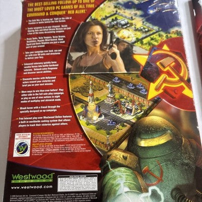 Command & Conquer Red Alert 2 PC Box *Box Only - No Disc Game*