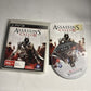 Assassin's Creed II (Sony PlayStation 3, 2009) PS3 Manual