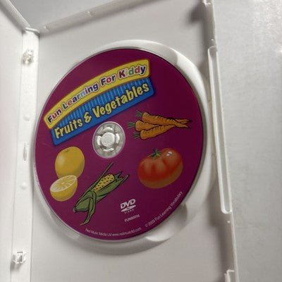 Fun Learning for Kids Fruits & Vegetables Vocabulary Builder DVD All Regions