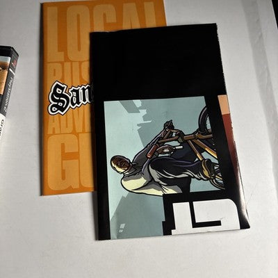 Grand Theft Auto San Andreas Sony PlayStation 2 PS2 Manual PAL