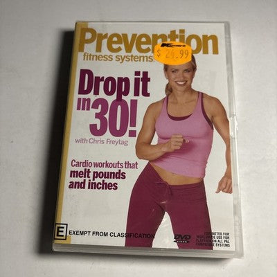 Prevention Fitness Systems - Drop It In 30! (DVD, 2007) All Regions *New Sealed*