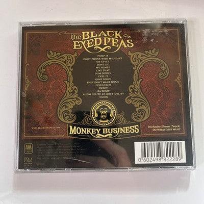Black Eyed Peas – Monkey Business (CD, 2005) Australasia Bonus Track 9882228