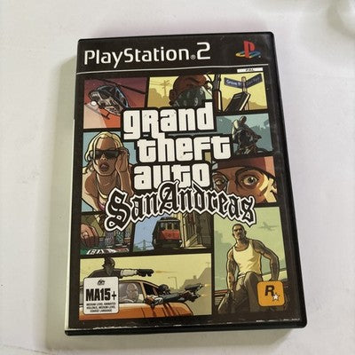 Grand Theft Auto: San Andreas (Sony PlayStation 2, 2005) PAL