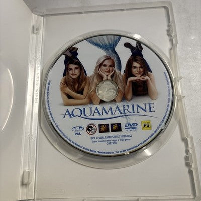 Aquamarine (DVD, 2006) Emma Roberts, Sara Paxton, JoJo Region 4