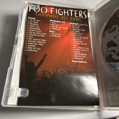 Foo Fighters - Everywhere but Home (DVD, 2003) All Regions