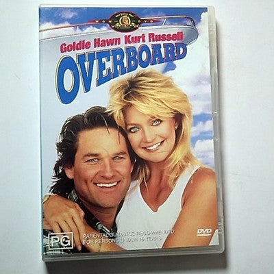 Overboard (DVD, 1987) Goldie Hawn, Kurt Russell Region 4