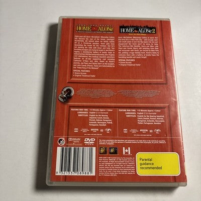 Home Alone / Home Alone 2 - Lost in New York (DVD, 1990) Region 4