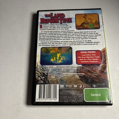 The Land before Time  (DVD, 1988) Region 4,2