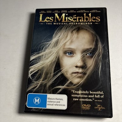 Les Miserables (DVD, 2012) Hugh Jackman, Russell Crowe Region 4,2
