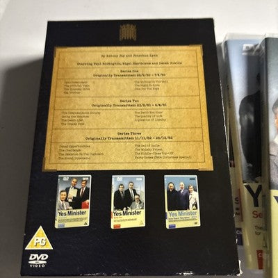 Yes Minister - Yes Prime Minister Complete Boxset (DVD, 1980) Region 4,2
