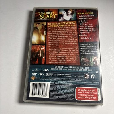 Supernatural : Season 1 (DVD, 2005) Region 4