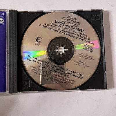 Beauty And The Beast (Original Motion Picture Soundtrack) (CD, 1991) Australia 2