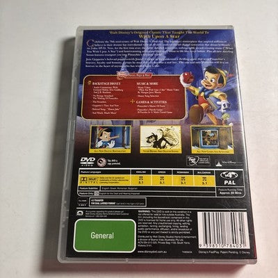 Pinocchio (Platinum Edition, DVD, 1940, 2-Disc) Disney Region 4