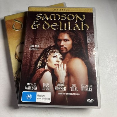 The Bible Collection - David, Samson & Delilah, Moses (DVD, 2005) Region 4