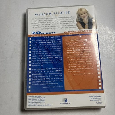 Winsor Pilates - Circle Workout & Accelerated Fat Burning DVD All Regions