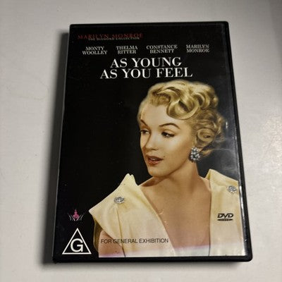 As Young As You Feel (DVD, 1951) Marilyn Monroe Region 4 NEW