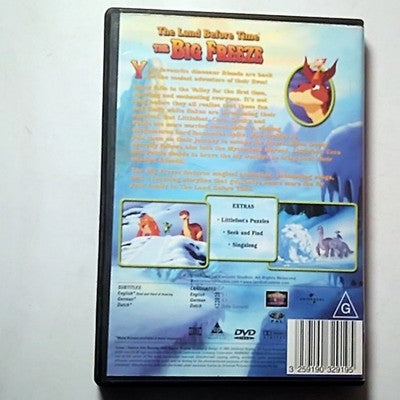 The Land before Time - The Big Freeze : Vol 8 (DVD, 2001) Region 4,2
