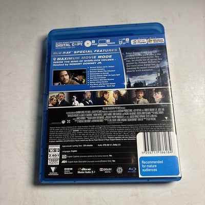 Sherlock Holmes - A Game of Shadows (Blu-ray, 2012) Robert Downey Jr Region B