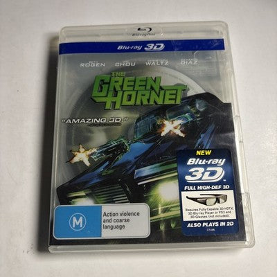 The Green Hornet 3D (Blu-ray 3D, 2011) Jay Chou All Regions