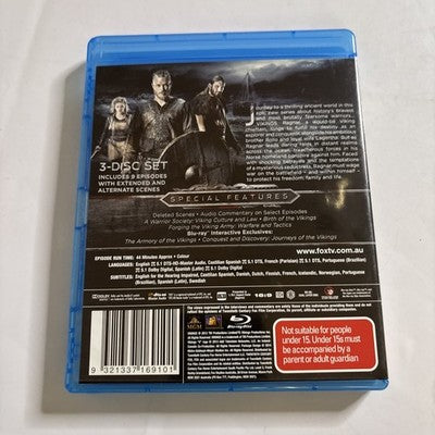Vikings : Season 1 (Blu-ray, 2013) Region B