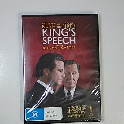 The King's Speech (DVD, 2010) Geoffrey Rush, Colin Firth Region 4 NEW