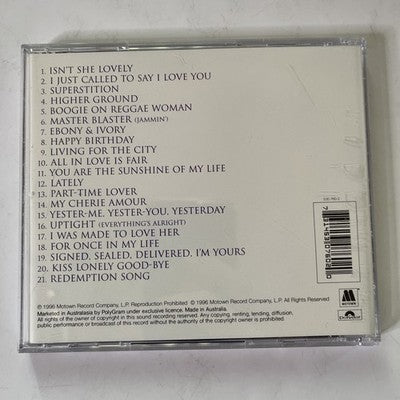 Stevie Wonder – Song Review (A Greatest Hits Collection) (CD, 1996)
