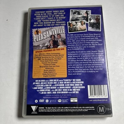 Pleasantville (DVD, 1999) Reese Witherspoon, Tobey Maguire Region 4 NEW