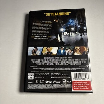 Live by Night (DVD, 2016) Ben Affleck Region 4 NEW