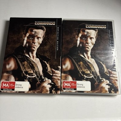 Commando - Definitive Edition (DVD, 1985) Arnold Schwarzenegger Region 4