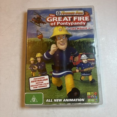 Fireman Sam - The Great Fire of Pontypandy : the Movie (DVD, 2009) Region 4