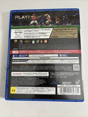 Winning Eleven 2017 PS4 Sony PlayStation 4 Konami Japanese Game