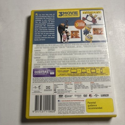 Despicable Me / Despicable Me 2 / Minions DVD Region 4,2