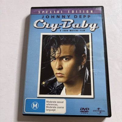 Cry Baby (DVD, 1989) Johnny Depp Region 4,2