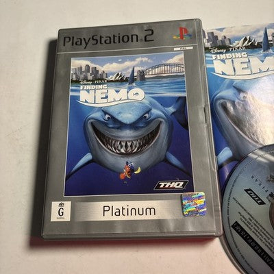 Finding Nemo PS2 Playstation 2 Sony Platinum Complete w/ Manual PAL