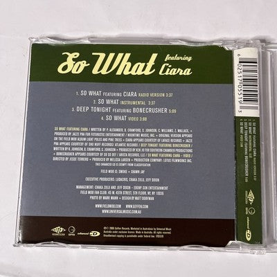 Field Mob, Ciara – So What (CD, 2006) Australasia 1705519