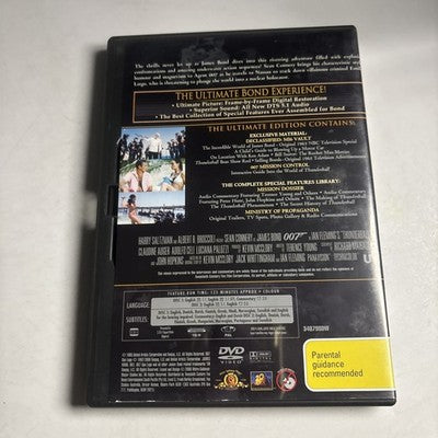 Thunderball (Ultimate Edition, DVD, 1965) Sean Connery Region 4